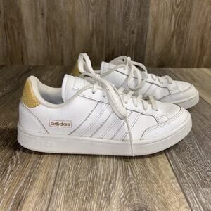 Adidas Womens US Size 8 Grand Court SE FW3301 White Casual Sneaker Shoes
